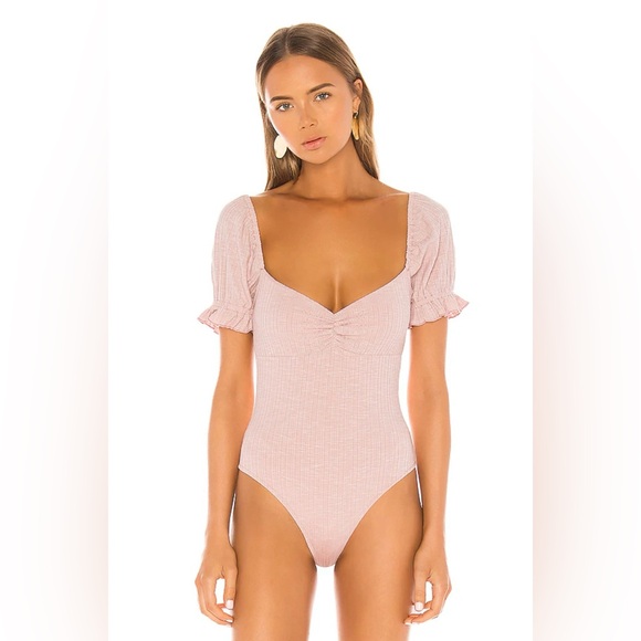 Privacy Please Olive Bodysuit in Pink Lemonade NWT Women’s Size XS - Picture 13 of 13